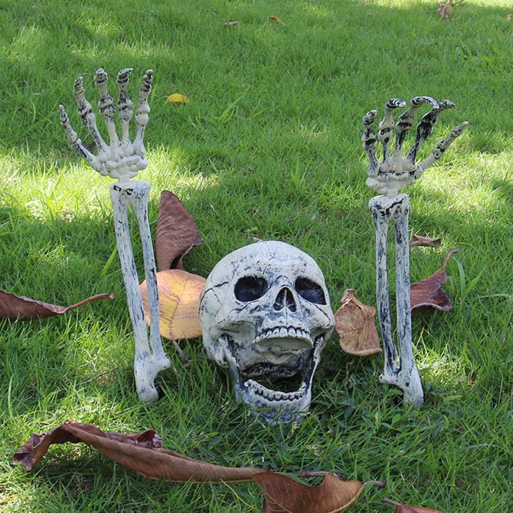AISENO Realistic Skeleton Groundbreaker Stakes, 3-Piece Outdoor Set 1
