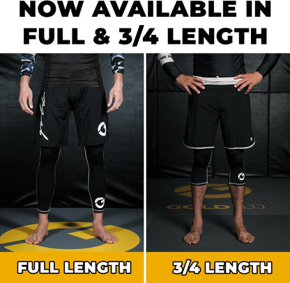 Gold BJJ Jiu-Jitsu Spats, Base Layer for Gi and No-Gi Grappling 2