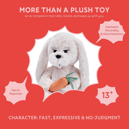 EBLOMA AI Chat Buddy Bunny Plush for Teens 13+ with Voice Chat 2
