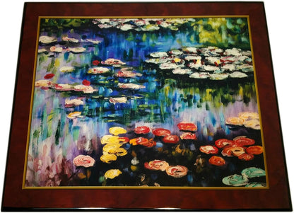 San Francisco Music Box Monet Water Lilies Musical Jewelry Box 2