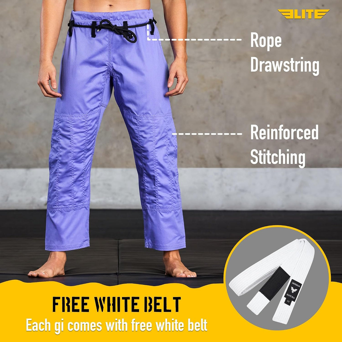 Elite Sports Ultra-Light Women's IBJJF BJJ Gi for Girls and Women 4