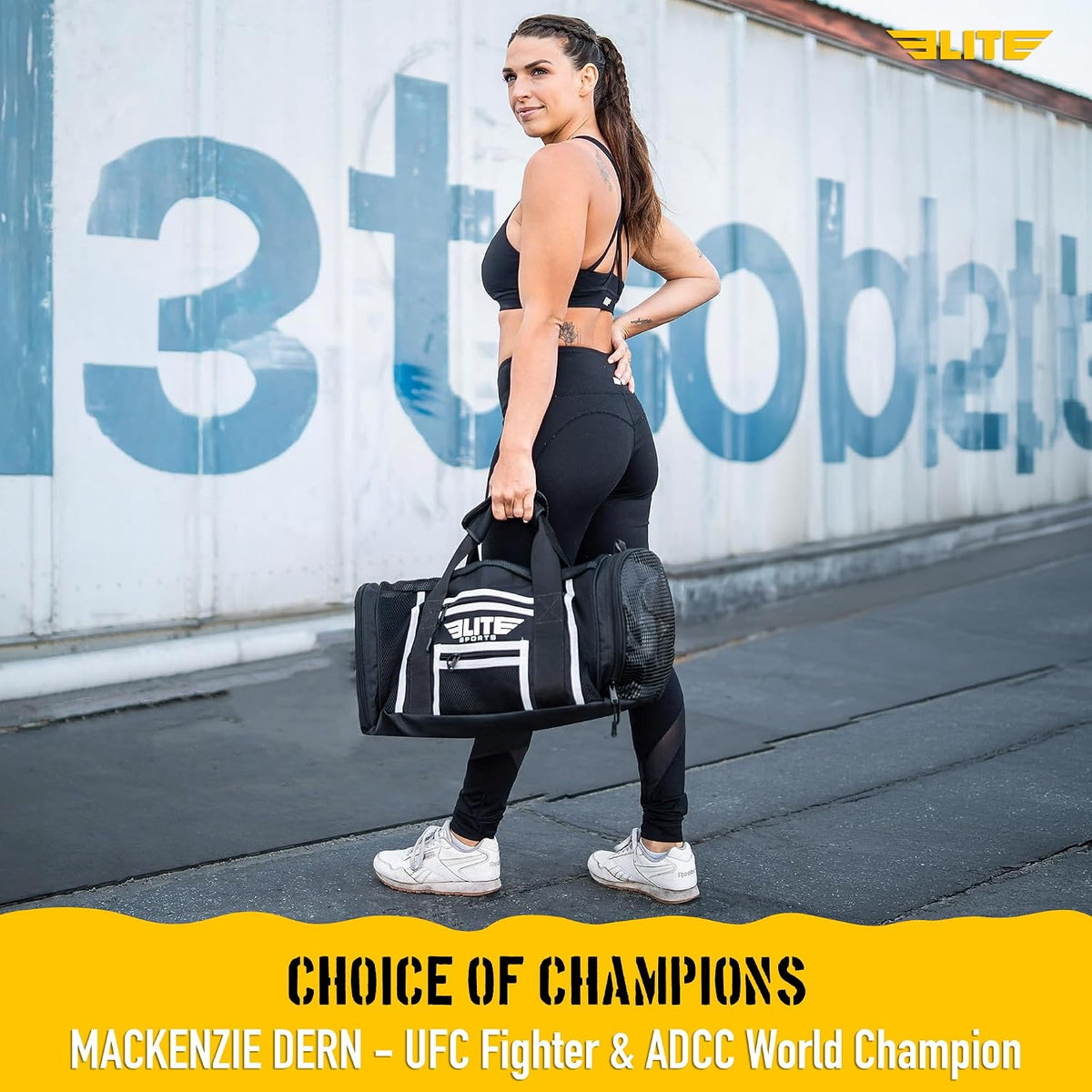 Elite Sports Cordura Gym Duffel Bag for MMA, BJJ and Boxing 4