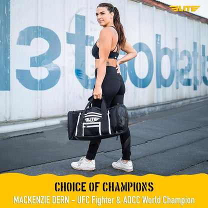 Elite Sports Cordura Gym Duffel Bag for MMA, BJJ and Boxing 4
