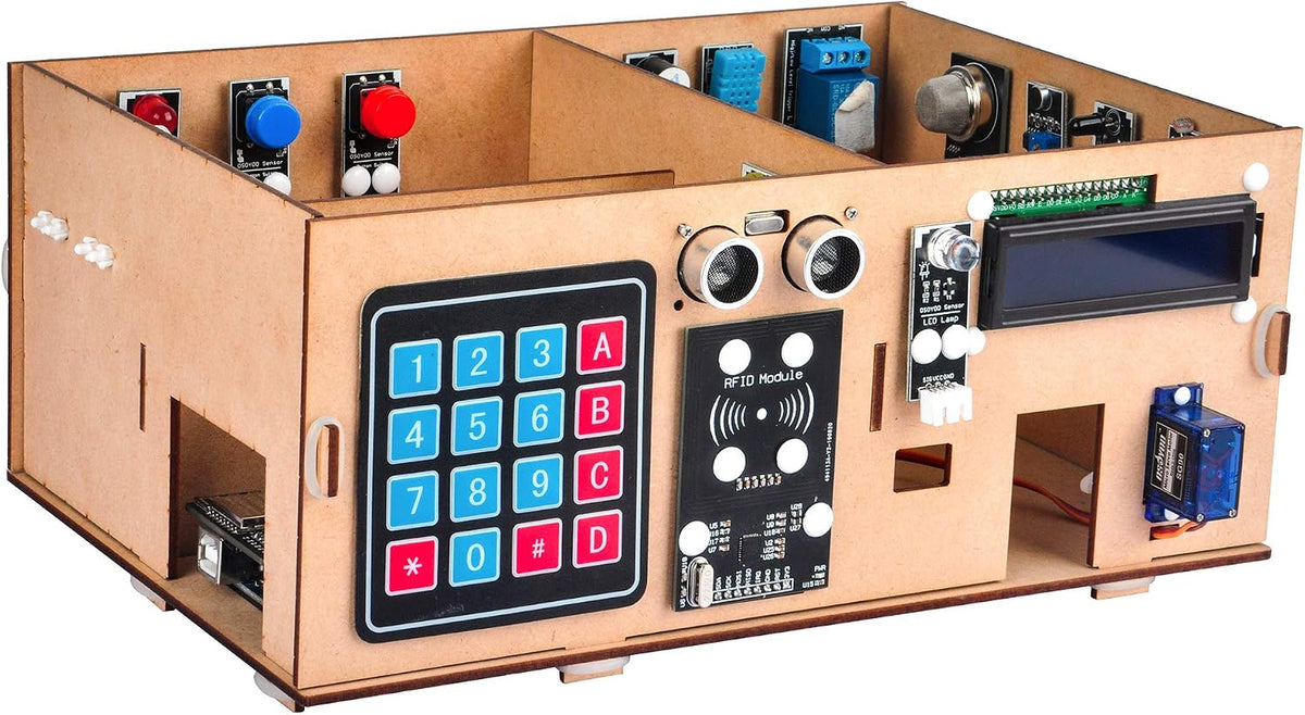 OSOYOO IoT Smart Home Learner Kit for Arduino Mega2560, 19 Lessons 1