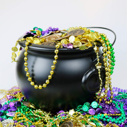 GiftExpress 8 in Black Cauldron Bucket, Halloween Candy Bowl 5