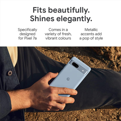 Google Pixel 7a Case, Durable Soft Silicone, Charcoal 6