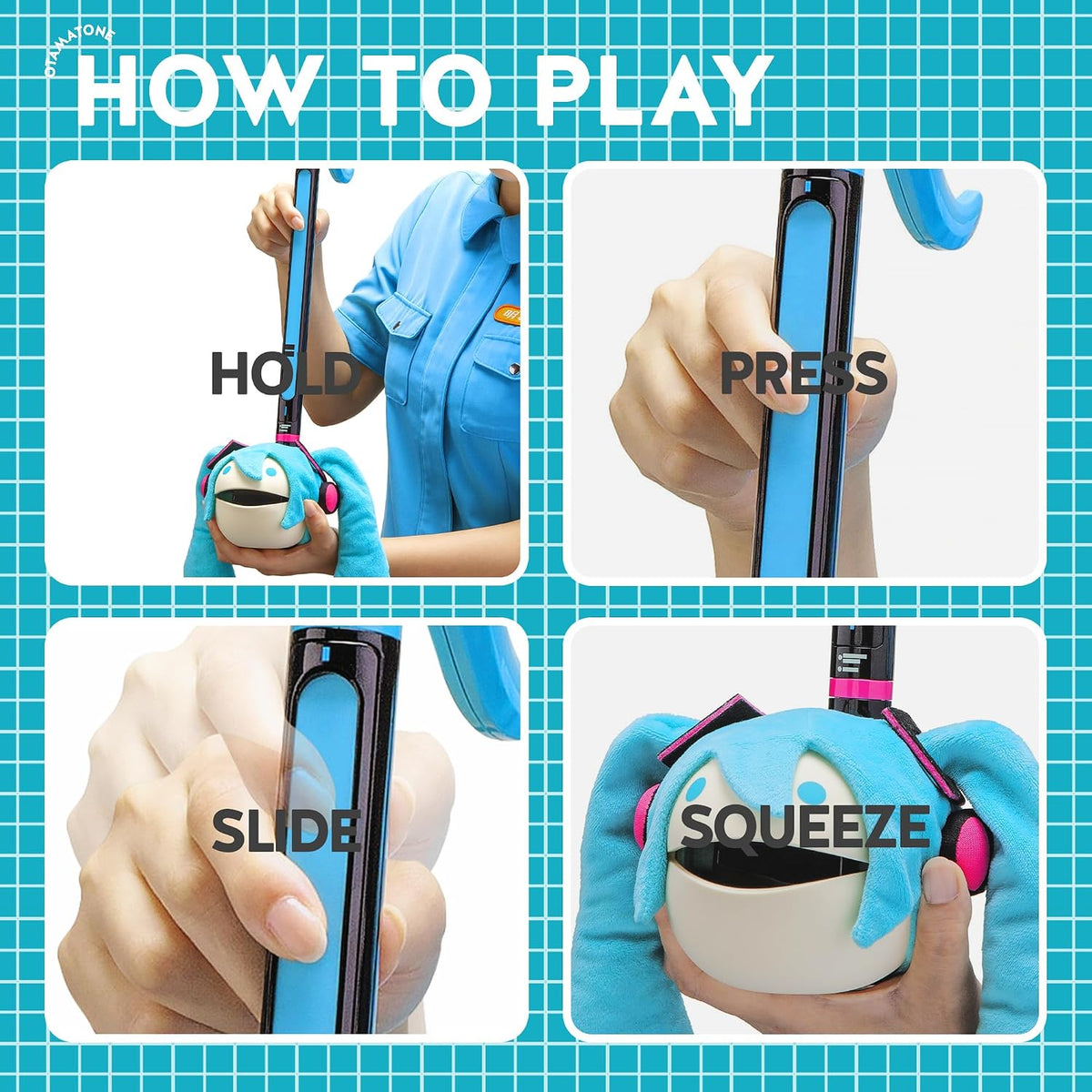 Otamatone Deluxe Hatsune Miku Edition Electronic Synthesizer 3