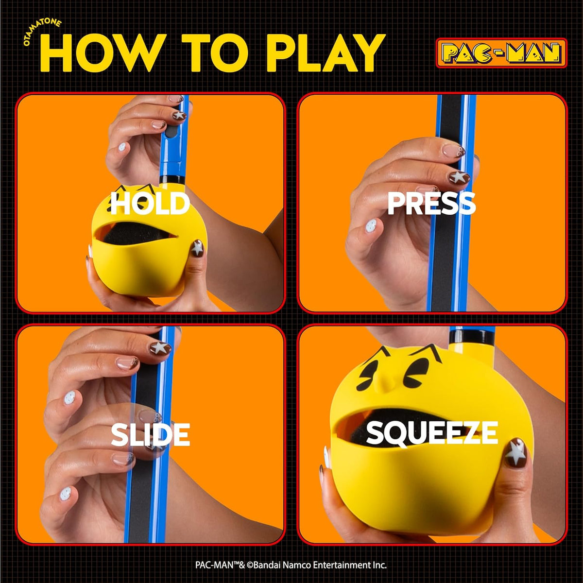 Otamatone Deluxe PAC-MAN Edition Electronic Synthesizer 3