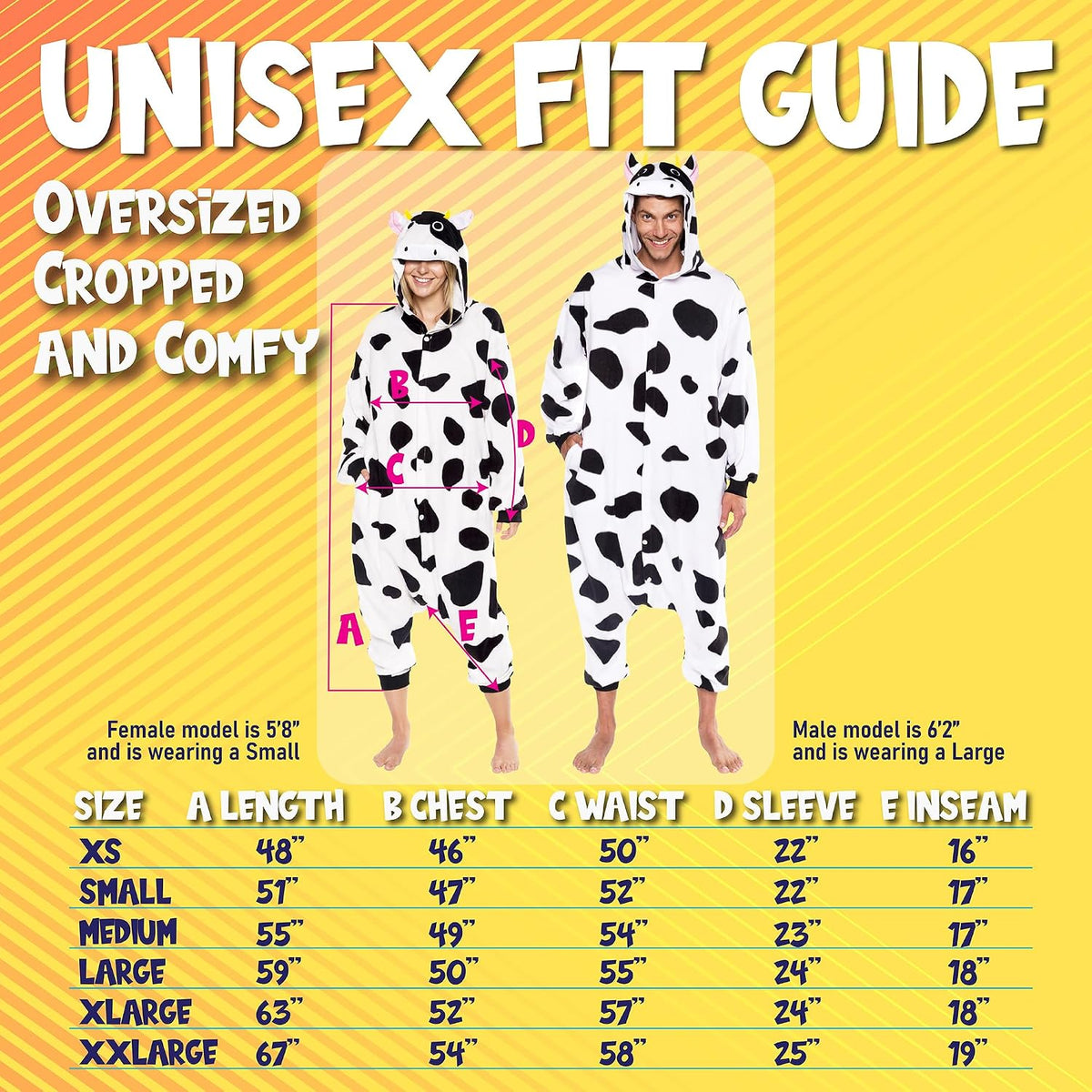 Funziez! Adult Plush Animal Onesie, Halloween Costume, 6 Designs 3