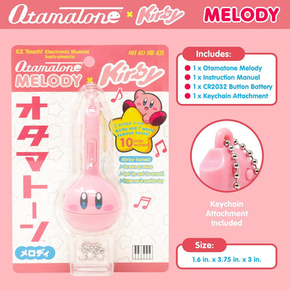 Otamatone Melody Kirby Edition Mini Synthesizer Keychain 5