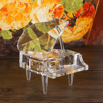 ELLDOO Crystal Piano Music Box, No Batteries, Plays For Elise 1