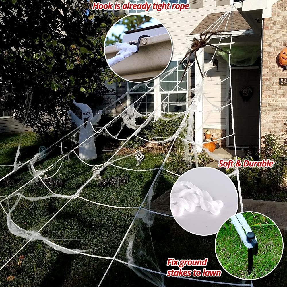 OCATO 200 in Triangle Spider Web with 59 in Giant Black Spider 4