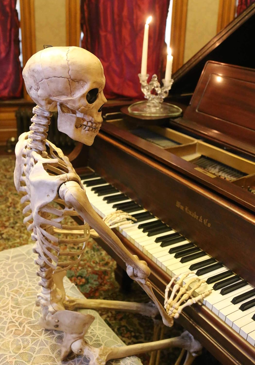 Crazy Bonez Pose-N-Stay 5 ft Life-Size Halloween Skeleton 8