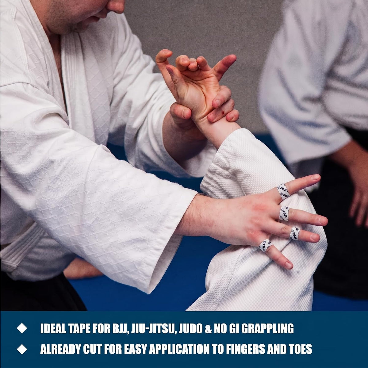 Fuji Jiu-Jitsu and Judo Finger Tape with Case, 6 Rolls 4