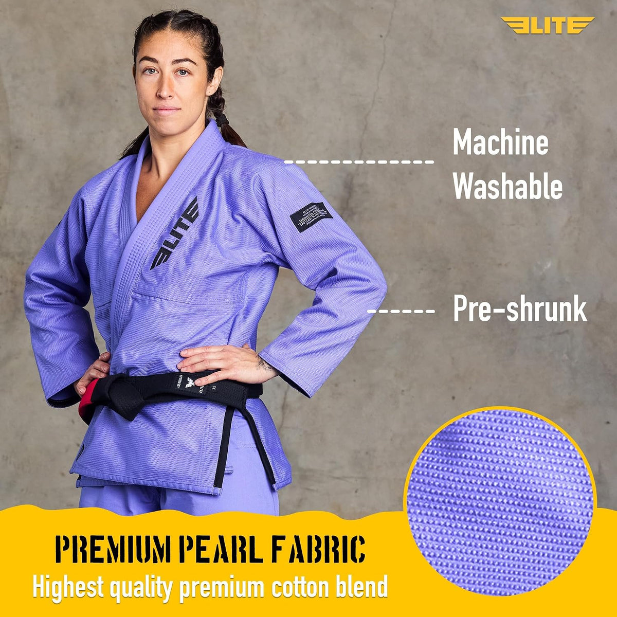 Elite Sports Ultra-Light Women's IBJJF BJJ Gi for Girls and Women 3
