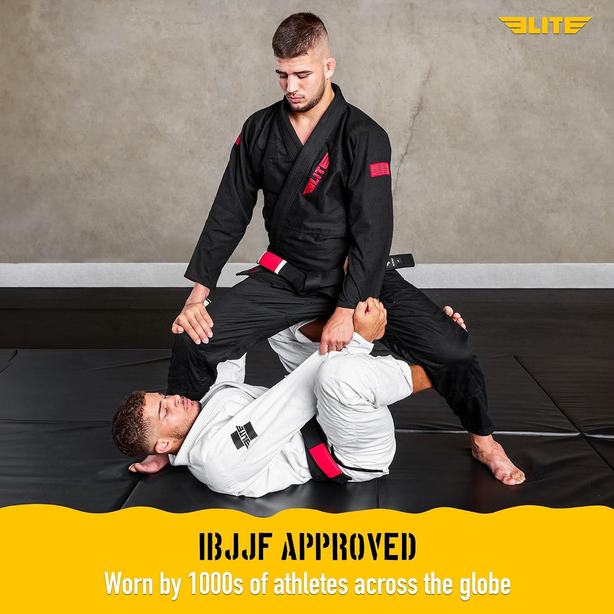 Elite Sports BJJ Gi for Men, Set of 3, IBJJF, Preshrunk, Free Belt 7