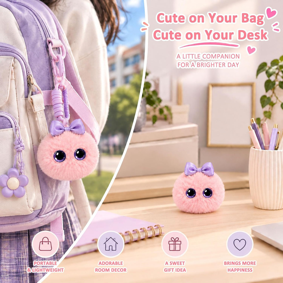 Fabthos Moyoyo Pink AI Plush Companion with Memory and Voice Chat 5