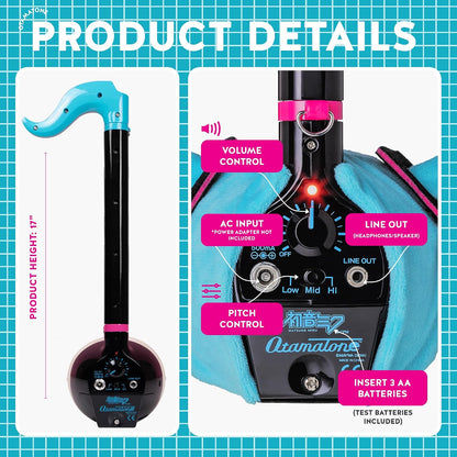Otamatone Deluxe Hatsune Miku Edition Electronic Synthesizer 4