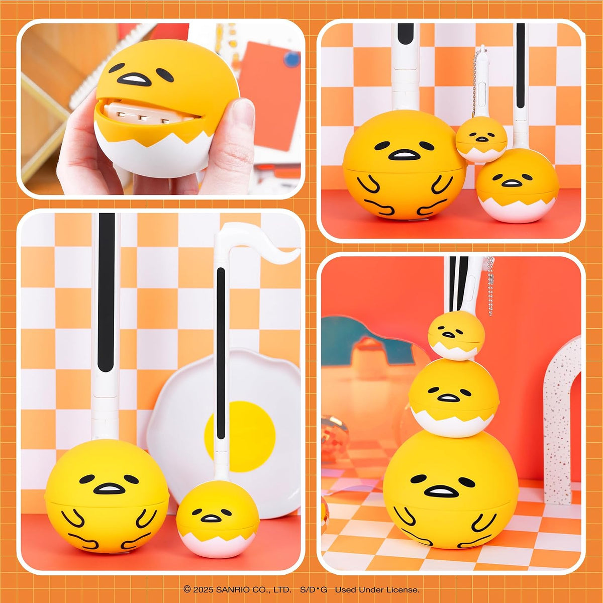 Otamatone Sanrio Gudetama Special Edition Electronic Synthesizer 7
