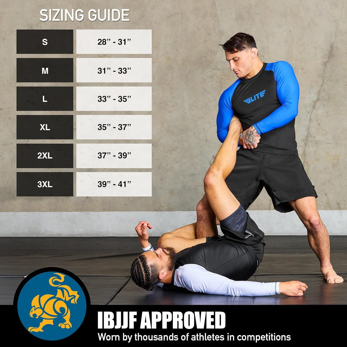 Elite Sports BJJ Shorts for No-Gi, Muay Thai, Boxing and MMA 4