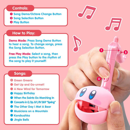 Otamatone Melody Kirby Edition Mini Synthesizer Keychain 4