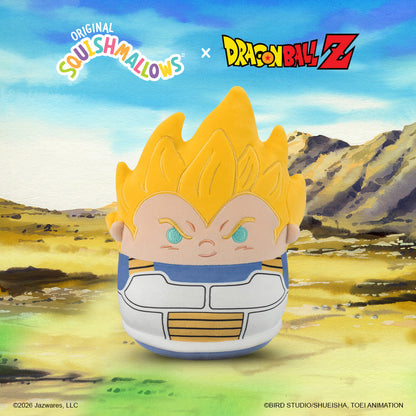 Squishmallows Dragon Ball Z 8-Inch Super Saiyan Vegeta Plush 2