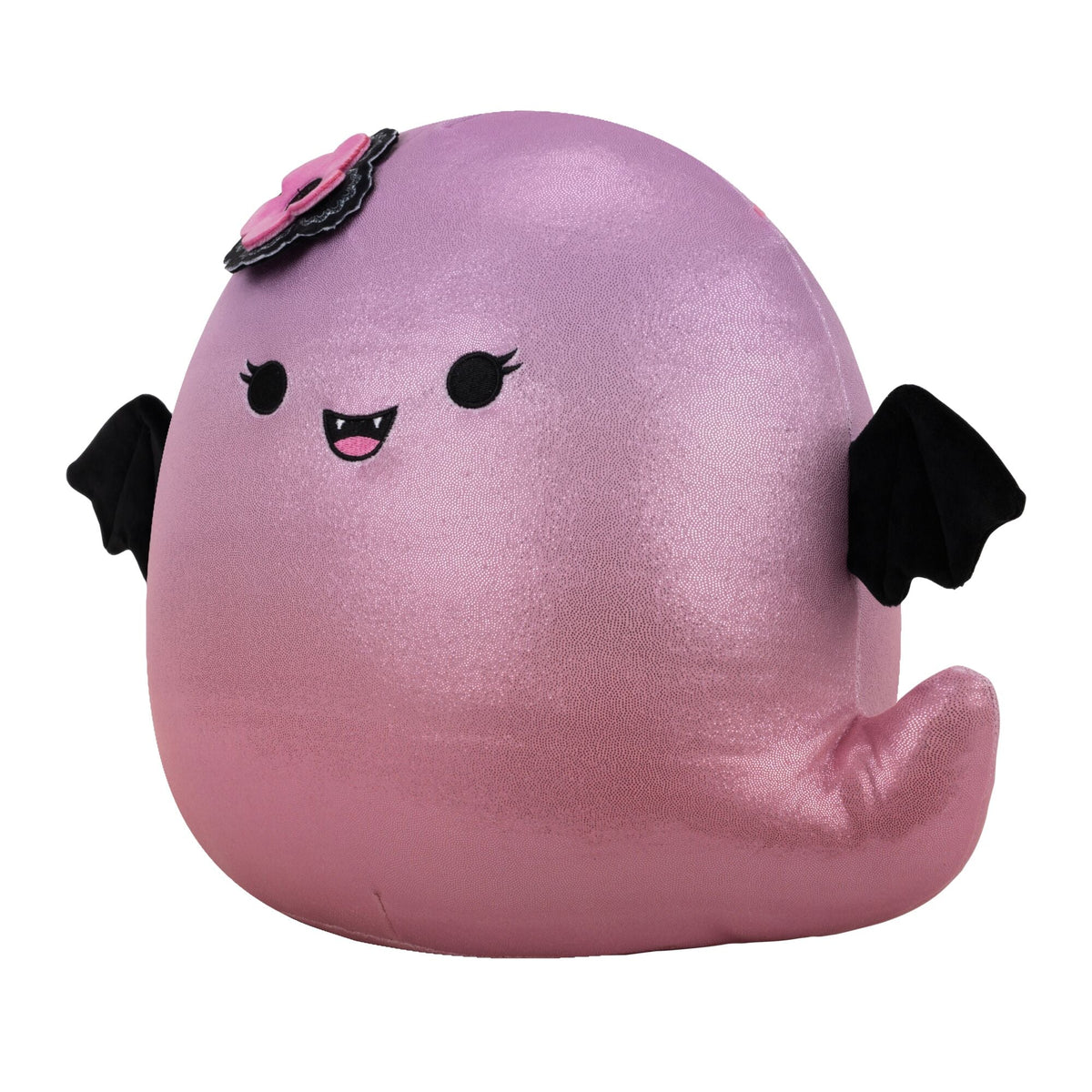 Squishmallows 12-Inch Booliette the Sparkly Pink Ghost Bat Plush 3