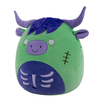 Squishmallows 12-Inch Calton the Zombie Highland Cow Halloween Plush 3