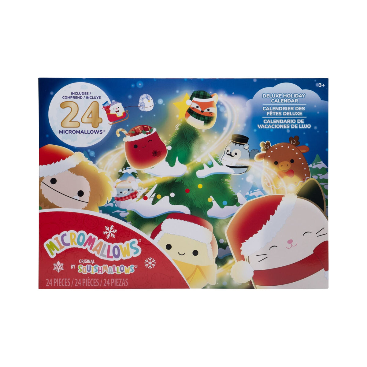 Squishmallows 24-Day Micromallows Holiday Advent Calendar Plush 2