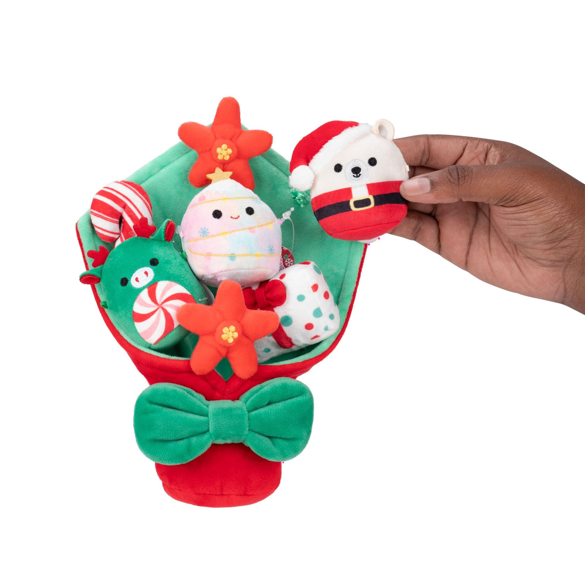 Squishmallows Holiday Micromallows Plush Bouquet, 3 Detachable Plush 2