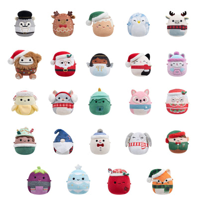 Squishmallows 24-Day Micromallows Holiday Advent Calendar Plush 3