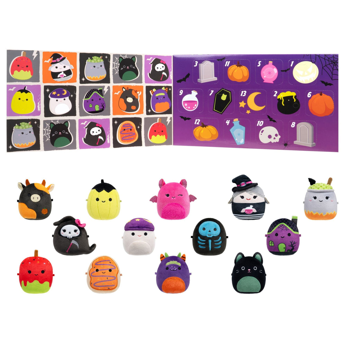 Squishmallows Micromallows Halloween Countdown Calendar, 13-Pack 1