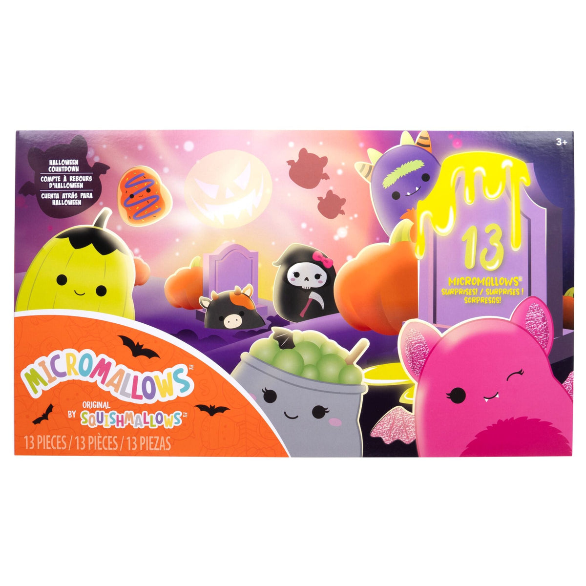 Squishmallows Micromallows Halloween Countdown Calendar, 13-Pack 2