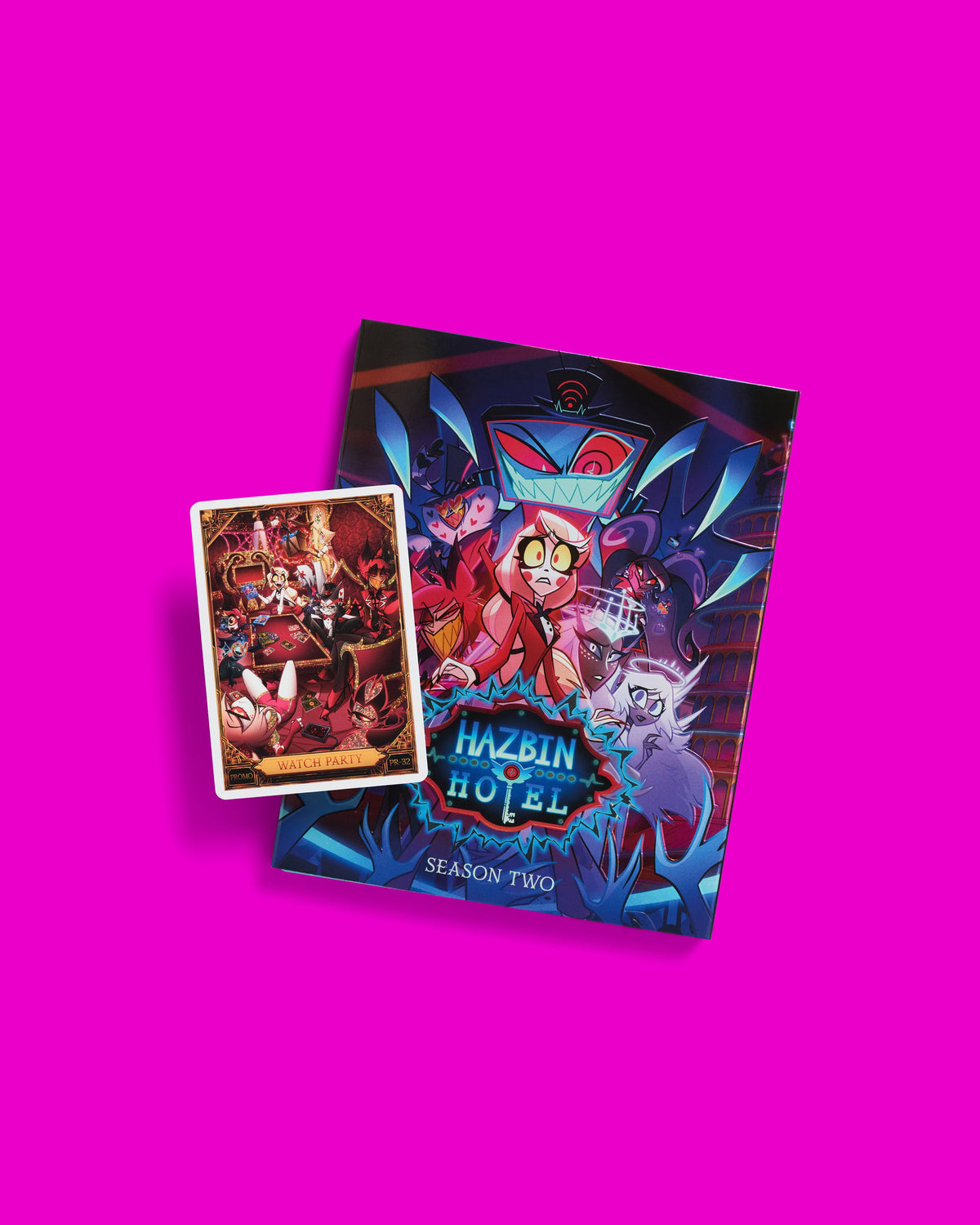 Hazbin Hotel Season Two Blu-ray, 2-Disc Set with Promo Card PR-32 1