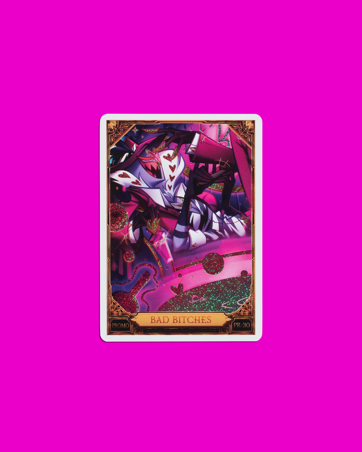 Hazbin Hotel Trading Cards Bad Bitches Limited Promo Card PR-30 1